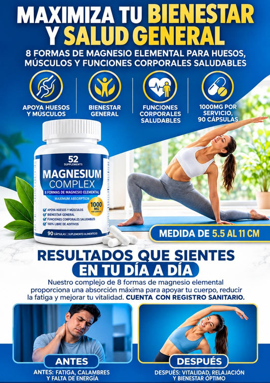 S2 COMPLEJO DE MAGNESIO — 8 FÓRMULAS ELEMENTALES