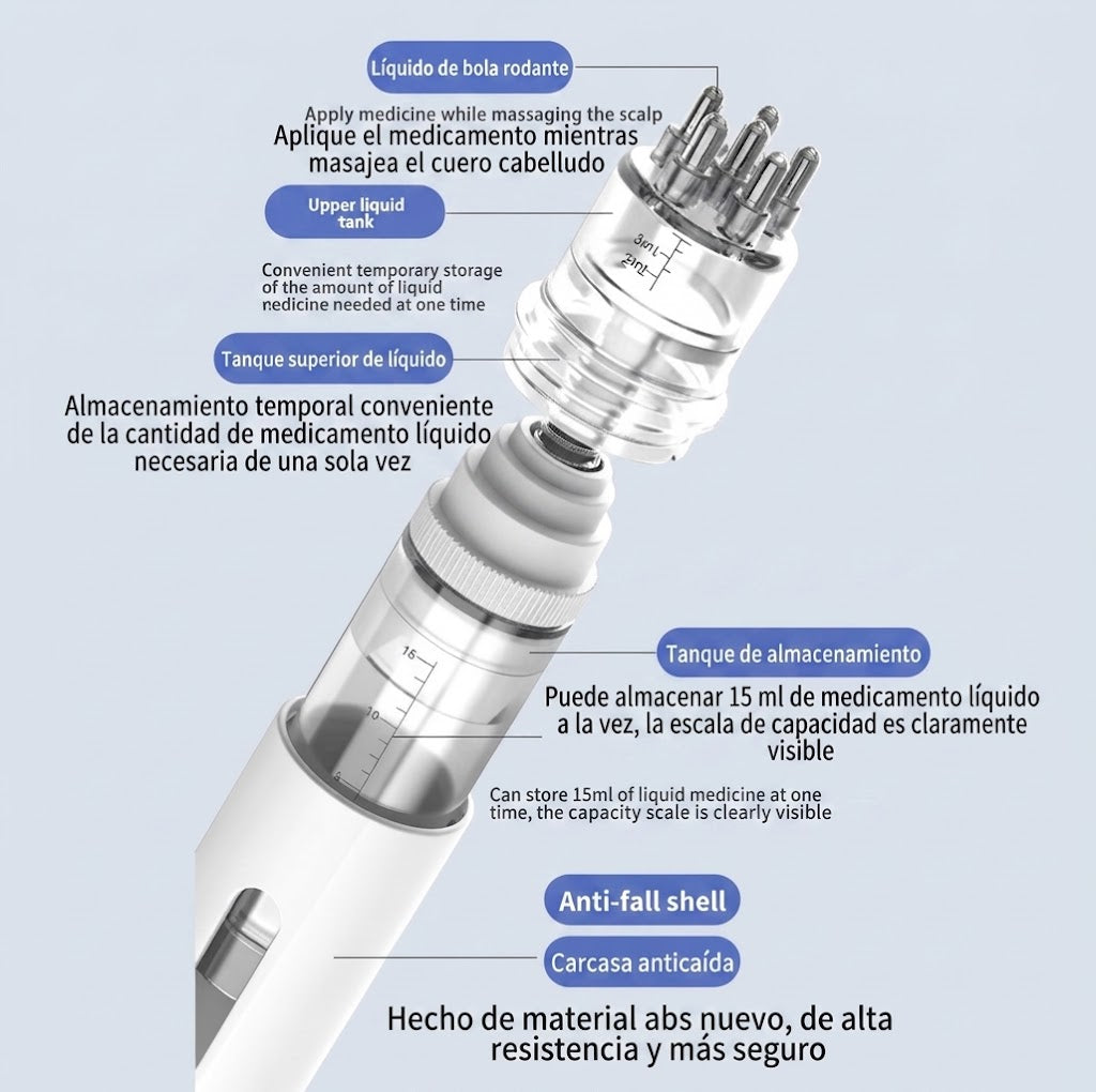 APLICADOR DOSIFICADOR PARA TRATAMIENTOS CAPILARES — 15 ML